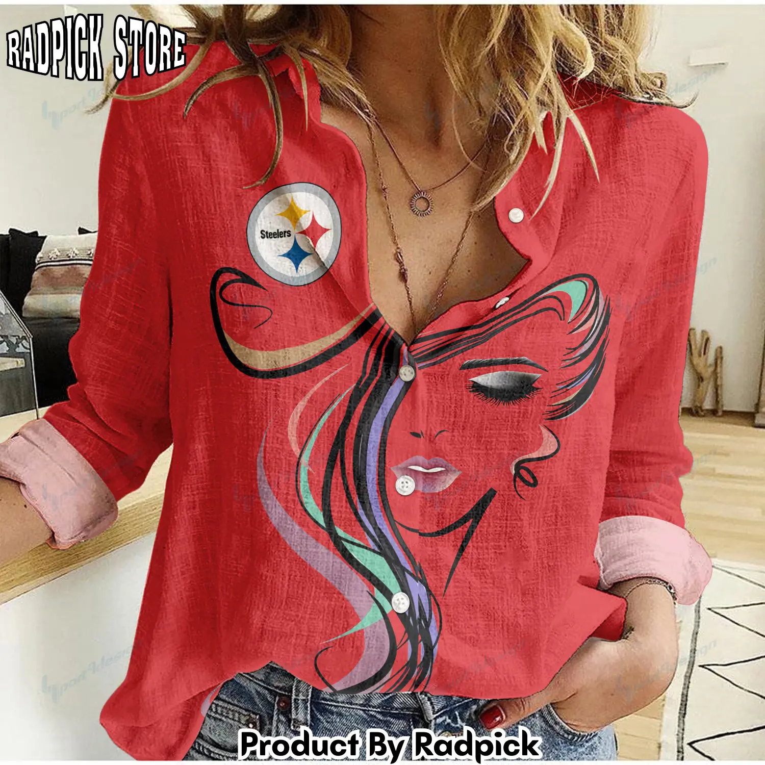 Radpick pittsburgh steelers woman shirt rp662431